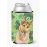 Caroline'S Treasures German Shepherd #2 St Patrick'S Decorative Can Hugger, Multicolor