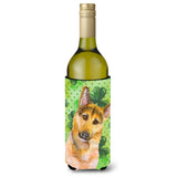 Caroline'S Treasures German Shepherd #2 St Patrick'S Decorative Bottle Hugger, 750Ml, Multicolor