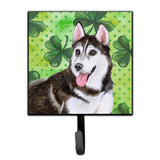 Caroline'S Treasures Siberian Husky #2 St Patrick'S Wall Hook, Small, Multicolor