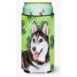 Caroline'S Treasures Siberian Husky #2 St Patrick'S Decorative Can Hugger, Tall Boy, Multicolor