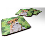 Caroline'S Treasures Jack Russell Terrier #2 St Patrick'S Decorative Coasters, Multicolor