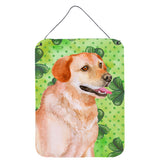 Caroline'S Treasures Labrador Retriever St Patrick'S Metal Print, 16 X 12, Multicolor