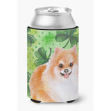 Caroline'S Treasures Pomeranian #2 St Patrick'S Decorative Can Hugger, Multicolor