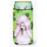 Caroline'S Treasures White Standard Poodle St Patrick'S Decorative Can Hugger, Tall Boy, Multicolor