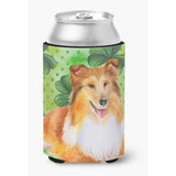 Caroline'S Treasures Sheltie St Patrick'S Decorative Can Hugger, Multicolor