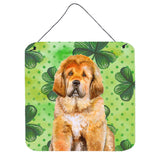 Caroline'S Treasures Tibetan Mastiff Metal Print, 6H X 6W, St Patrick'S Day