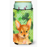 Caroline'S Treasures Toy Terrier St Patrick'S Decorative Can Hugger, Tall Boy, Multicolor