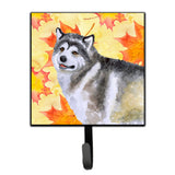 Caroline'S Treasures Alaskan Malamute Fall Wall Hook, Small, Multicolor