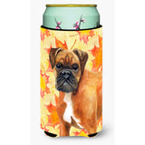 Caroline'S Treasures German Boxer Fall Decorative Can Hugger, Tall Boy, Multicolor