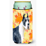 Caroline'S Treasures Harlequin Dane Fall Decorative Can Hugger, Tall Boy, Multicolor