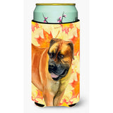Caroline'S Treasures Boerboel Mastiff Fall Decorative Can Hugger, Tall Boy, Multicolor