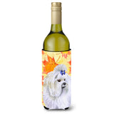 Caroline'S Treasures Maltese Fall Decorative Bottle Hugger, 750Ml, Multicolor