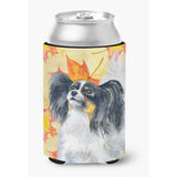 Caroline'S Treasures Papillon Fall Decorative Can Hugger, Multicolor