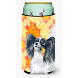 Caroline'S Treasures Papillon Fall Decorative Can Hugger, Tall Boy, Multicolor