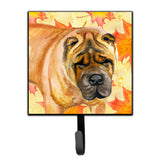 Caroline'S Treasures Shar Pei Fall Wall Hook, Small, Multicolor