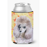 Caroline'S Treasures Poodle Fall Decorative Can Hugger, Multicolor