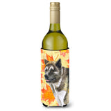 Caroline'S Treasures American Akita Fall Decorative Bottle Hugger, 750Ml, Multicolor