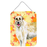 Caroline'S Treasures Irish Wolfhound Fall Metal Print, 16 X 12, Multicolor