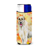 Caroline'S Treasures Irish Wolfhound Fall Decorative Can Hugger, Slim, Multicolor