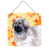 Caroline'S Treasures Moscow Watchdog Metal Print, 6H X 6W, Fall Leaves