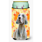 Caroline'S Treasures Weimaraner Fall Decorative Can Hugger, Tall Boy, Multicolor