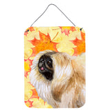 Caroline'S Treasures Pekingese Fall Metal Print, 16 X 12, Multicolor