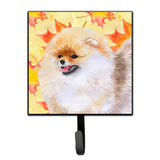 Caroline'S Treasures Pomeranian Fall Wall Hook, Small, Multicolor
