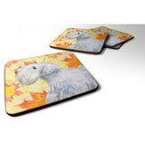 Caroline'S Treasures Sealyham Terrier Fall Decorative Coasters, Multicolor