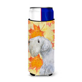 Caroline'S Treasures Sealyham Terrier Fall Decorative Can Hugger, Slim, Multicolor