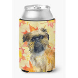 Caroline'S Treasures Brussels Griffon Fall Decorative Can Hugger, Multicolor