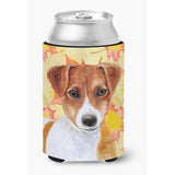 Caroline'S Treasures Jack Russell Terrier Fall Decorative Can Hugger, Multicolor