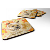 Caroline'S Treasures Cairn Terrier Fall Decorative Coasters, Multicolor