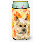 Caroline'S Treasures Cairn Terrier Fall Decorative Can Hugger, Tall Boy, Multicolor