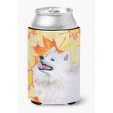 Caroline'S Treasures Samoyed Fall Decorative Can Hugger, Multicolor