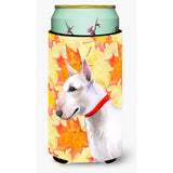 Caroline'S Treasures Bull Terrier Fall Decorative Can Hugger, Tall Boy, Multicolor