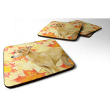 Caroline'S Treasures Italian Greyhound Fall Decorative Coasters, Multicolor