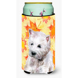Caroline'S Treasures Westie Fall Decorative Can Hugger, Tall Boy, Multicolor