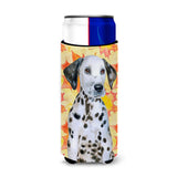 Caroline'S Treasures Dalmatian Puppy Fall Decorative Can Hugger, Slim, Multicolor