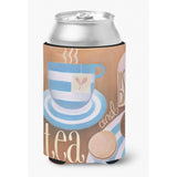 Caroline'S Treasures Bcbr0115Cc Kitchen Collection Tea By Cathy Brear Can Or Bottle Hugger, Multicolor