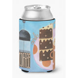 Caroline'S Treasures Bcbr0116Cc Kitchen Collection Coffee And Cake Can Or Bottle Hugger, Multicolor