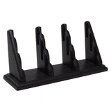 Wooden Mallet 9 Pocket Countertop Business Card Holder, Black