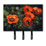 Caroline'S Treasures Bdba0007Th68 Poppies By Daphne Baxter Leash Or Key Holder, Large, Multicolor