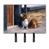 Caroline'S Treasures Bdba0016Th68 Bassets Basset Hound Leash Or Key Holder, Large, Multicolor