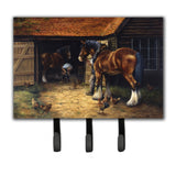 Caroline'S Treasures Horse And The Blacksmith By Daphne Baxter Leash Or Key Holder Bdba0086Th68, Triple