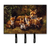 Caroline'S Treasures Family Foxes By Daphne Baxter Leash Or Key Holder Bdba0090Th68, Triple, Multicolor