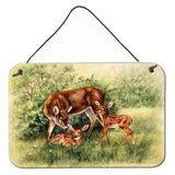Caroline'S Treasures Deer By Daphne Baxter Wall Or Door Hanging Prints Bdba0116Ds812, 8Hx12W