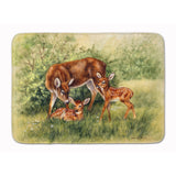 Caroline'S Treasures Deer By Daphne Baxter Floor Mat, 19 X 27, Multicolor