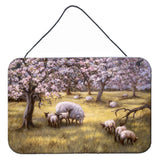 Caroline'S Treasures Sheep By Daphne Baxter Wall Or Door Hanging Prints Bdba0133Ds812, 8Hx12W, Multicolor