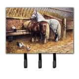 Caroline'S Treasures Horses Eating With The Chickens Leash Or Key Holder Bdba0135Th68, Triple