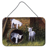 Caroline'S Treasures Goats By Daphne Baxter Wall Or Door Hanging Prints Bdba0232Ds812, 8Hx12W